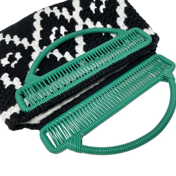 Market Knit Top Handle Tote Bag (Like MARNI) - Picture 8 of 9